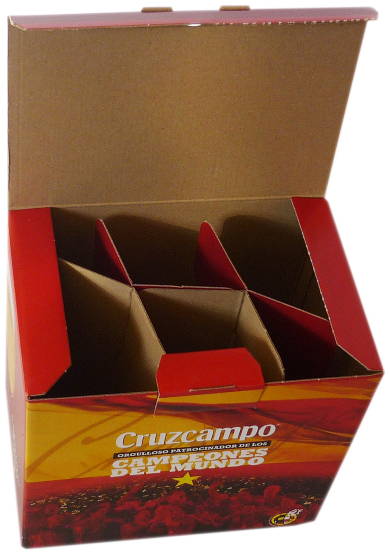 Cruzcampo anhängendes Gefache offen